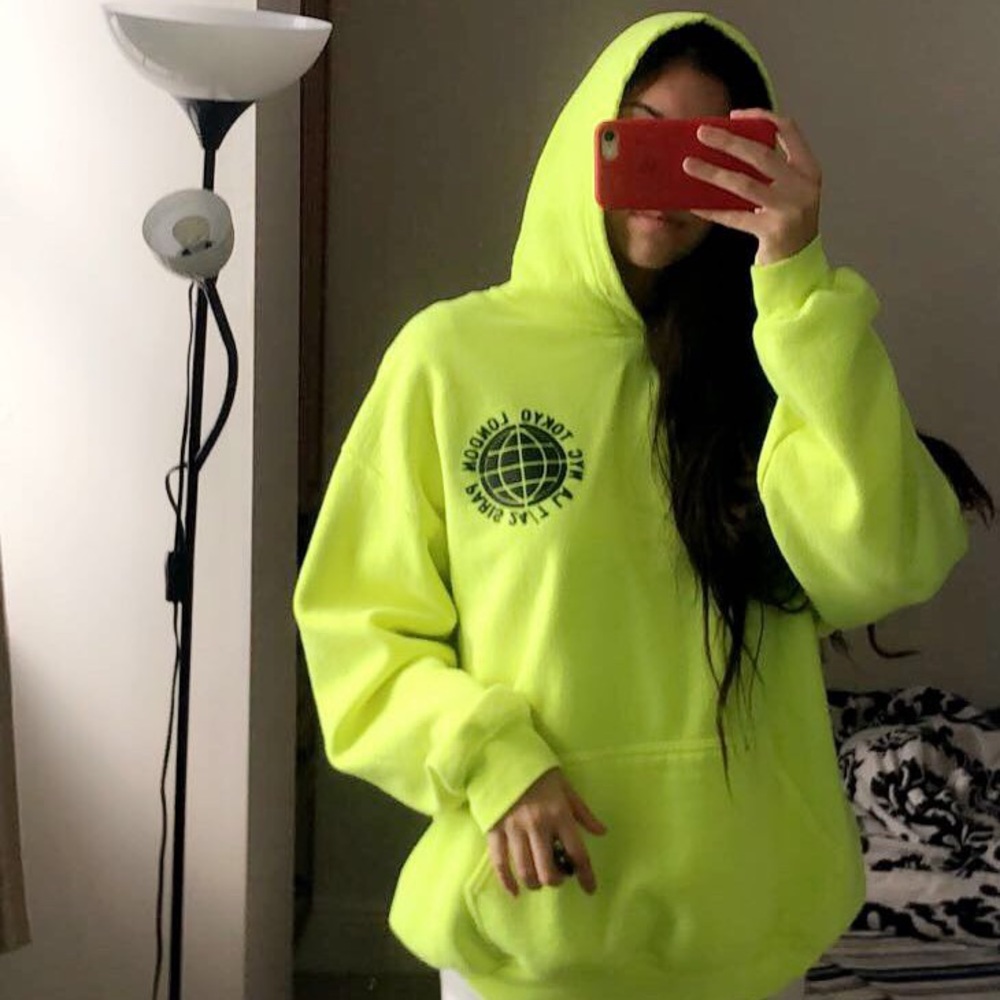 Neon hoodie